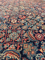 Large and Lean Antique Persian Rug / 6'7 x 13'2 Antique Persian Rug #4228ML