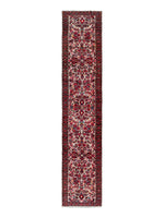 2'10 x 13'9 Floral Vintage Runner #2295 / skinny vintage runner - Blue Parakeet Rugs