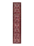 2'10 x 13'9 Floral Vintage Runner #2295 / skinny vintage runner - Blue Parakeet Rugs