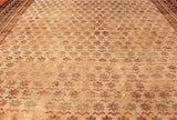12' x 15'7 Antique Shabby Chic Agra Rug #2510 / 12x16 vintage rug - Blue Parakeet Rugs
