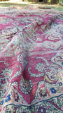 10'7 x 14'10 Worn to Perfection Oversize Persian Kerman - Blue Parakeet Rugs