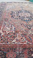 8'5 x 11'4 Sun-kissed Heriz Rug - Blue Parakeet Rugs