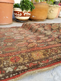 2'3 x 3'2 antique Kurdish rug - Blue Parakeet Rugs