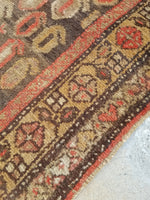 2'3 x 3'2 antique Kurdish rug - Blue Parakeet Rugs