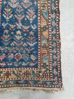 2'2 x 8'9 Northwest Persian antique blue runner (#423) - Blue Parakeet Rugs