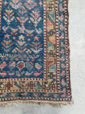 2'2 x 8'9 Northwest Persian antique blue runner (#423) - Blue Parakeet Rugs