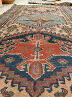 3’7 x 5’11 Antique Persian Malayer - Blue Parakeet Rugs