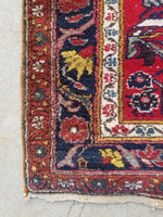 3'6 x 6' Antique Persian Hamadan Rug #466 - Blue Parakeet Rugs
