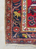 3'6 x 6' Antique Persian Hamadan Rug #466 - Blue Parakeet Rugs