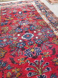 3'6 x 6' Antique Persian Hamadan Rug #466 - Blue Parakeet Rugs