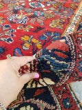 3'6 x 6' Antique Persian Hamadan Rug #466 - Blue Parakeet Rugs