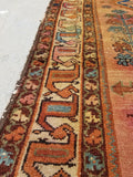 3'4 x 6'2 Antique Persian Malayer - Blue Parakeet Rugs