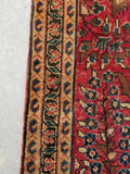 2'2 x 3'10 antique Persian Sarouk rug #478 - Blue Parakeet Rugs