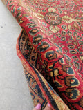 2'2 x 3'10 antique Persian Sarouk rug #478 - Blue Parakeet Rugs