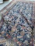3'8 x 6'5 Antique Persisan Malayer rug - Blue Parakeet Rugs