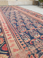 3'2 x 15'7 Antique Kurdish Runner #489 - Blue Parakeet Rugs