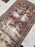 3'9 x 9'3 Persian Malayer Runner / Rug Runner / Vintage Runner (#664) - Blue Parakeet Rugs
