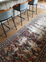 3'9 x 9'3 Persian Malayer Runner / Rug Runner / Vintage Runner (#664) - Blue Parakeet Rugs
