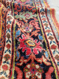 10'3 x 13'9 Rainbow Persian Mahal Rug (#1063) / 10x14 Large Vintage Rug - Blue Parakeet Rugs