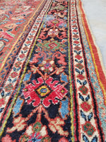 10'3 x 13'9 Rainbow Persian Mahal Rug (#1063) / 10x14 Large Vintage Rug - Blue Parakeet Rugs