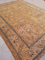 8'10 x 12' antique 1920s rug / 9x12 vintage rug (#1067) - Blue Parakeet Rugs
