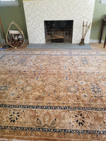 8'10 x 12' antique 1920s rug / 9x12 vintage rug (#1067) - Blue Parakeet Rugs