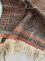 3'7 x 5'5 antique nomadic Baluch rug (#1094) - Blue Parakeet Rugs