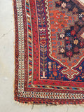 5'1 x 6'6 Antique Persian Afshar Rug (#1295) - Blue Parakeet Rugs
