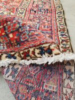 5' x 6'5 antique Persian Heriz Gharajeh tribal rug (#1305ML) - Blue Parakeet Rugs