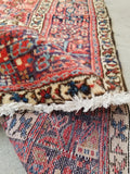 5' x 6'5 antique Persian Heriz Gharajeh tribal rug (#1305ML) - Blue Parakeet Rugs
