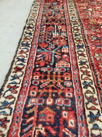 5' x 6'5 antique Persian Heriz Gharajeh tribal rug (#1305ML) - Blue Parakeet Rugs