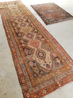 3'6 x 13' Antique Kurdish runner / Rug Runner (#1306) - Blue Parakeet Rugs