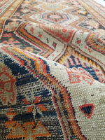 3'6 x 13' Antique Kurdish runner / Rug Runner (#1306) - Blue Parakeet Rugs