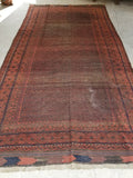 6'3 x 12'3 antique nomadic Baluch Rug (#1308) - Blue Parakeet Rugs