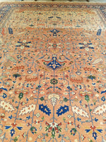 12x16 Oversize Persian Sarouk (#1309) - Blue Parakeet Rugs