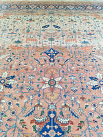 12x16 Oversize Persian Sarouk (#1309) - Blue Parakeet Rugs
