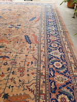 12x16 Oversize Persian Sarouk (#1309) - Blue Parakeet Rugs