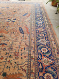 12x16 Oversize Persian Sarouk (#1309) - Blue Parakeet Rugs