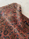 3'5 x 5'2 Antique Persian Sarouk (#1330) at Anthropologie - Blue Parakeet Rugs