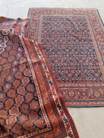 5x8 Antique Paisley Persian Afshar Rug (#1343) - Blue Parakeet Rugs