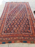 5x8 Antique Paisley Persian Afshar Rug (#1343) - Blue Parakeet Rugs
