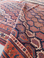 5x8 Antique Paisley Persian Afshar Rug (#1343) - Blue Parakeet Rugs