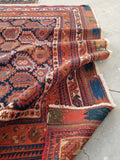 5x8 Antique Paisley Persian Afshar Rug (#1343) - Blue Parakeet Rugs