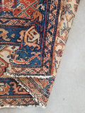 5' x 6'6' Antique village rug (#1344) at Anthropologie - Blue Parakeet Rugs