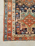 3'2 x 15'5 Antique tribal wool runner #1920 / 3x15 Vintage runner - Blue Parakeet Rugs