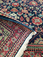 10' x 13'9 Antique & finely woven Tabriz rug #1921 / 10x14 Vintage runner - Blue Parakeet Rugs