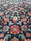 10' x 13'9 Antique & finely woven Tabriz rug #1921 / 10x14 Vintage runner - Blue Parakeet Rugs
