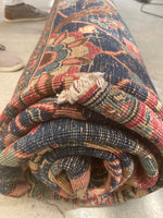 10'4 x 13' Antique Persian rug #1838 / Large Vintage Rug / 10x13 Vintage Rug - Blue Parakeet Rugs