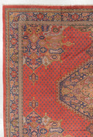 16' x 16'4 square antique Spanish Rug / 16x16 rug - Blue Parakeet Rugs