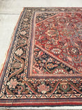 10'10 x 17'3 Oversize 1930s Mahal Rug / Large 11x17 vintage rug - Blue Parakeet Rugs
